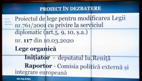 Parlamentul a aprobat în prima lectură modificări la Legea cu privire la serviciul diplomatic